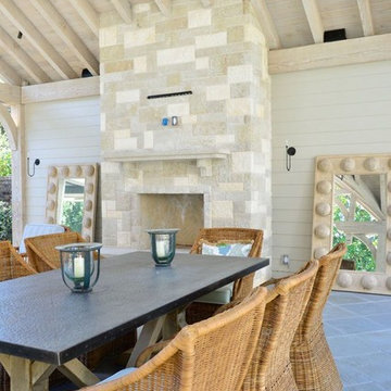 Pool House Entertainment Center