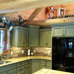Custom Rustic Kitchen - Kitchen Cabinetry
