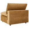 Sofa Middle Chair, Velvet, Brown, Modern, Living Lounge Hotel Lobby HospitalityQ