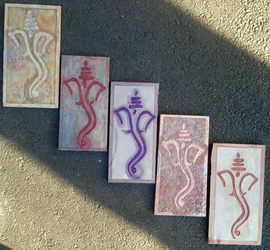 Ganesh - Abstract Hindu Art- Gods & Goddesses Collection