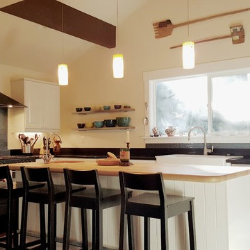 Tahoe Kitchen with Exposed Beams