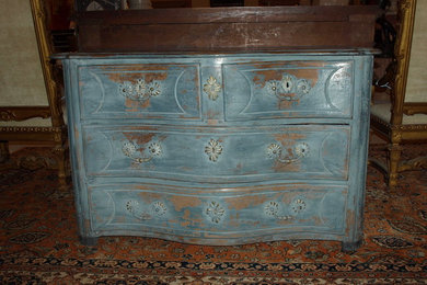 18th century French painted chest