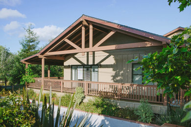 Inspiration for a cottage exterior home remodel in San Luis Obispo