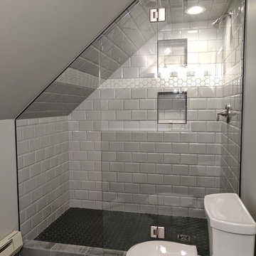 Angled Ceiling Shower