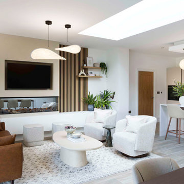 Contemporary Family Room in Buckinghamshire