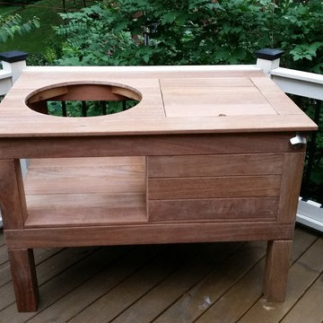 Custom Green Egg Table