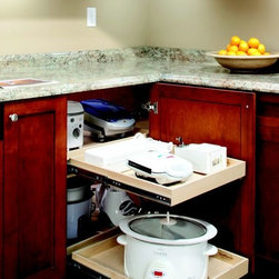 Blind Corner Cabinet Solution - Kitchen Drawer Organizers