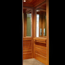 Recessed Panel Mirror & Horizontal Wainscot Elevator - Products