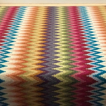 Rainbow Zig Zag Stair Runner