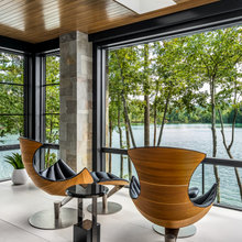 large windows for lake