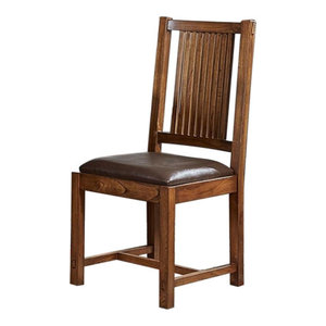 Nob Hill Chair Set Of 2 Rustic Dining Chairs By