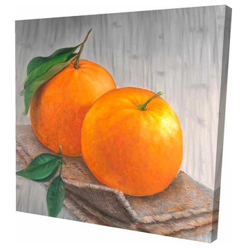 Oranges Fruit, Fine Art Gallery Wrapped Canvas, 24"x24"