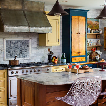 Bucks County Eclectic Farmhouse Kitchen
