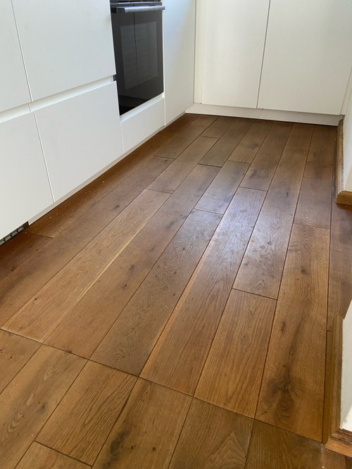 Proper way to install wood floors in the kitchen?