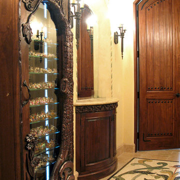 Carved Curio Cabinet