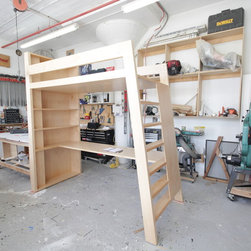 Maple loft bed with desk - Products