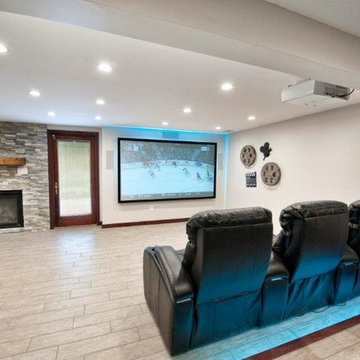 Modern Basement Remodel