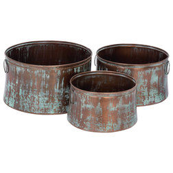 Farmhouse Outdoor Pots And Planters by GwG Outlet