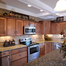 above cabinets