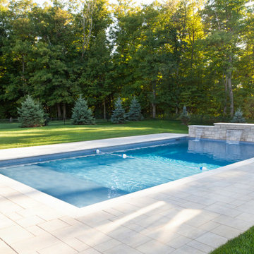 Modern Rectangular Estate Inground