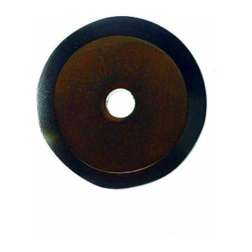 Aspen Round Backplate - Mahogany Bronze, TKM1458