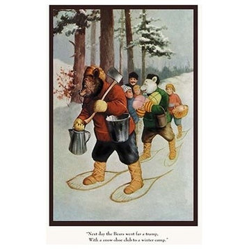 Teddy Roosevelt's Bears: The Snow - Shoe Club - Paper Poster 20" x 30"