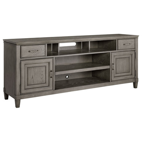 Origins by Alpine Newport 74" Wood TV Console in Stone