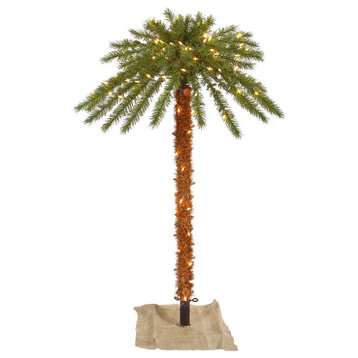 Vickerman 6' Outdoor Palm Tree, Dura-Lit LED 300 Warm White