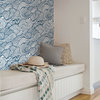 NUS3562 Saybrook Peel & Stick Wallpaper in Navy Blue