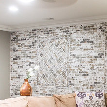 Brick accent walls