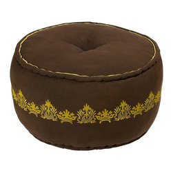 Surya Pouf Ottoman - Floor Pillows And Poufs