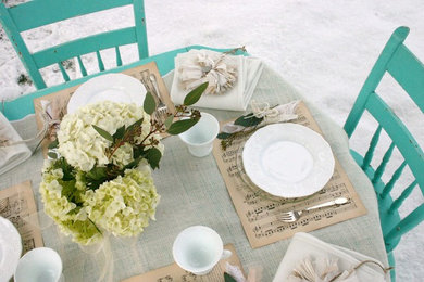 Winter table setting