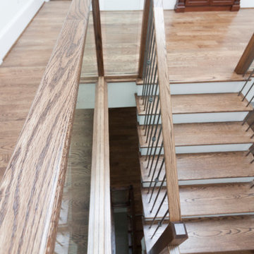 Project #44 | Contemporary Staircase with Skylit Stairwell