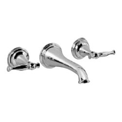 Graff - Graff Wall Mount Lavatory Faucet - G-2430-LM22-AU - Bathroom Sink Faucets