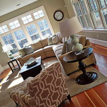 No-fuss Neutrals: Family room design project