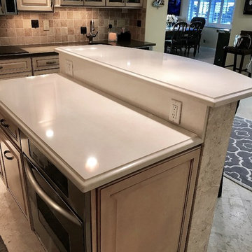 Cambria Newport and Cambria Canongate Kitchen