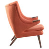 Retro Orange Bjorn Chair