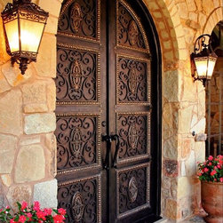 Golden by Cantera Doors - porte d'entr&eacute;e