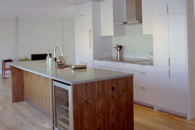 Example of a trendy kitchen design in Kansas City