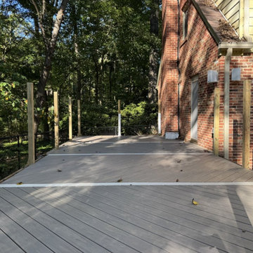 Composite Deck Installation in Progress, Silver Spring MD