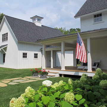 Charming White Farm House