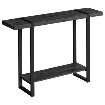 Accent Table - 48 L / Black Reclaimed Wood - Look / Black