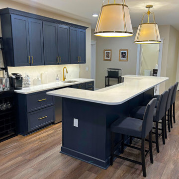 Best basement remodel with a home gym and movie room