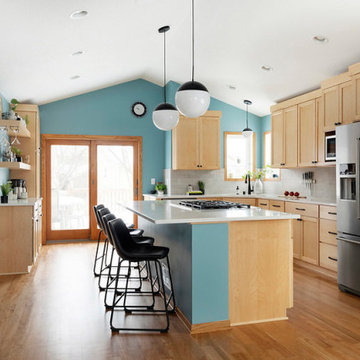 Light & Bright Kitchen Remodel | Burnsville, MN | White Birch Design LLC