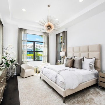 Sleek Metallic Contemporary Golf Residence