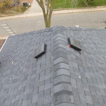 Asphalt Shingles Certainteed Landmark Moire Black Roof Installation