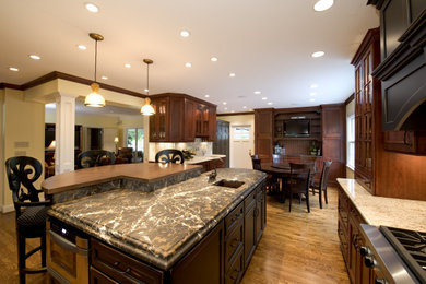 Mid-sized galley kitchen photo in Other