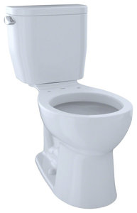 Toto Entrada Round 1.28 GPF Universal Height Toilet, Cotton White