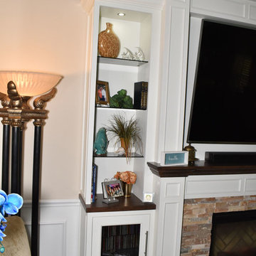 Fireplace Surround and Entertainment Center