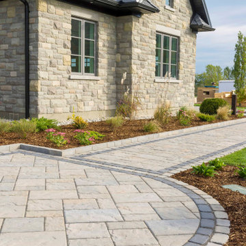 Ontario Front Yard Walkway Design